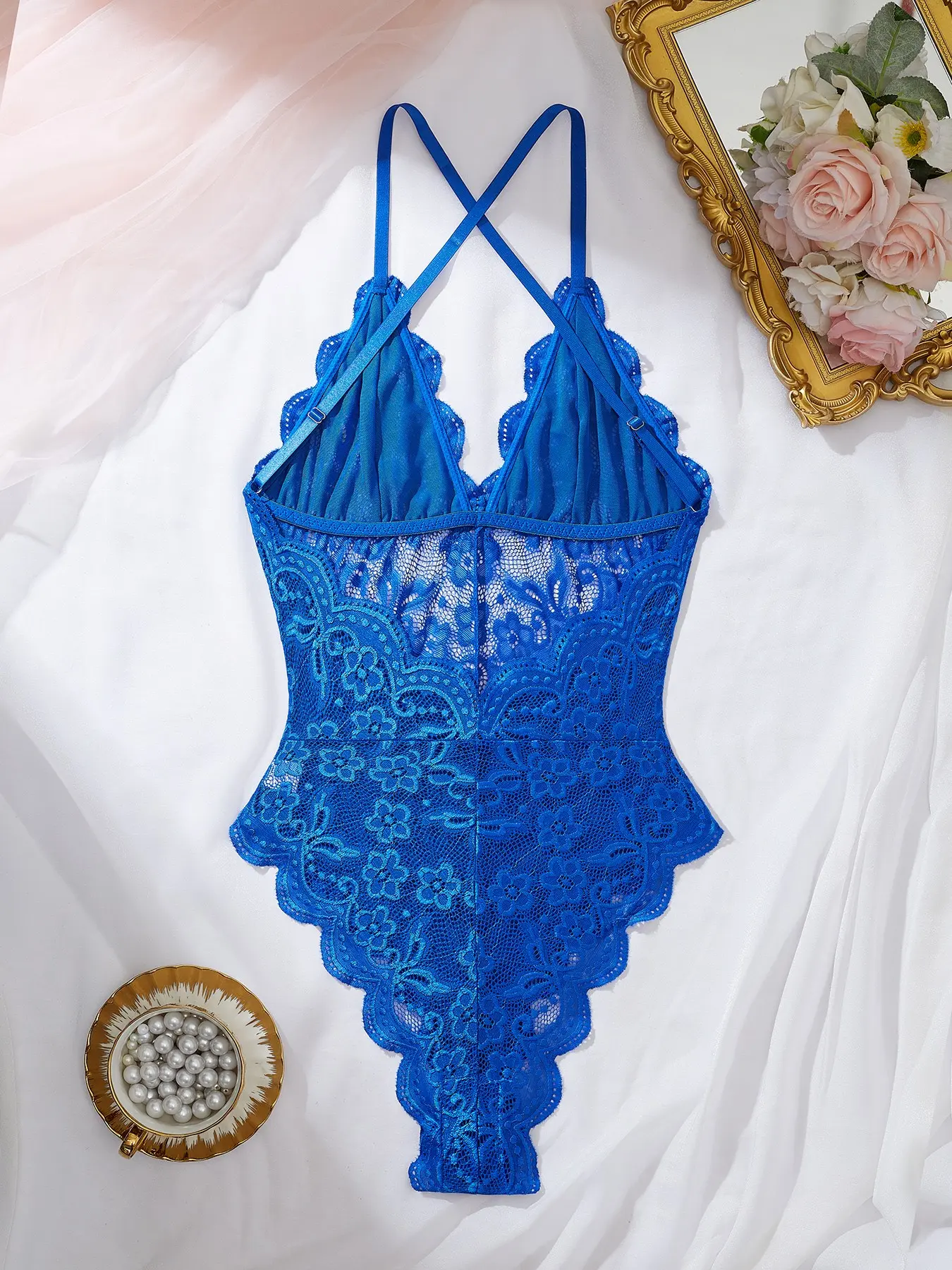 Sexy European Style Hollow Out Lace Bodysuit, Women's Sheer Lingerie, Elegant & Alluring Design, Perfect for Nightwear - TikTok Shop Sexy European Style Hollow Out Lace Bodysuit, Women's Sheer Lingerie, Elegant & Alluring Design, Perfect for Nightwear - TikTok Shop