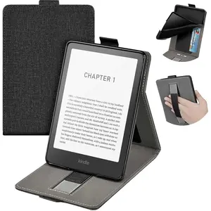 Upgraded Case Cover for 6" Kindle 11th Generation 2024/2022, Adjustable Foldable Stand Cover, Lightweight, Magnetic Shell Cover with Back Strap, Tablet Casing, Tablet Accessories