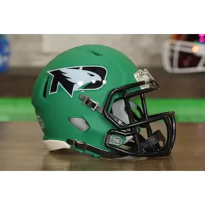 North Dakota Fighting Sioux Riddell Speed Mini Helmet - Flat Green
