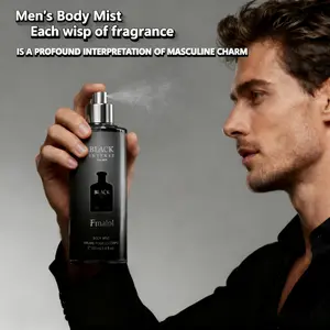 Fmalol Dark Depth Men's Body Spray, Fresh and Cool Fragrance, Long-Lasting Scent Up to 10 Hours, Ideal for Daily Use and Romantic Dates