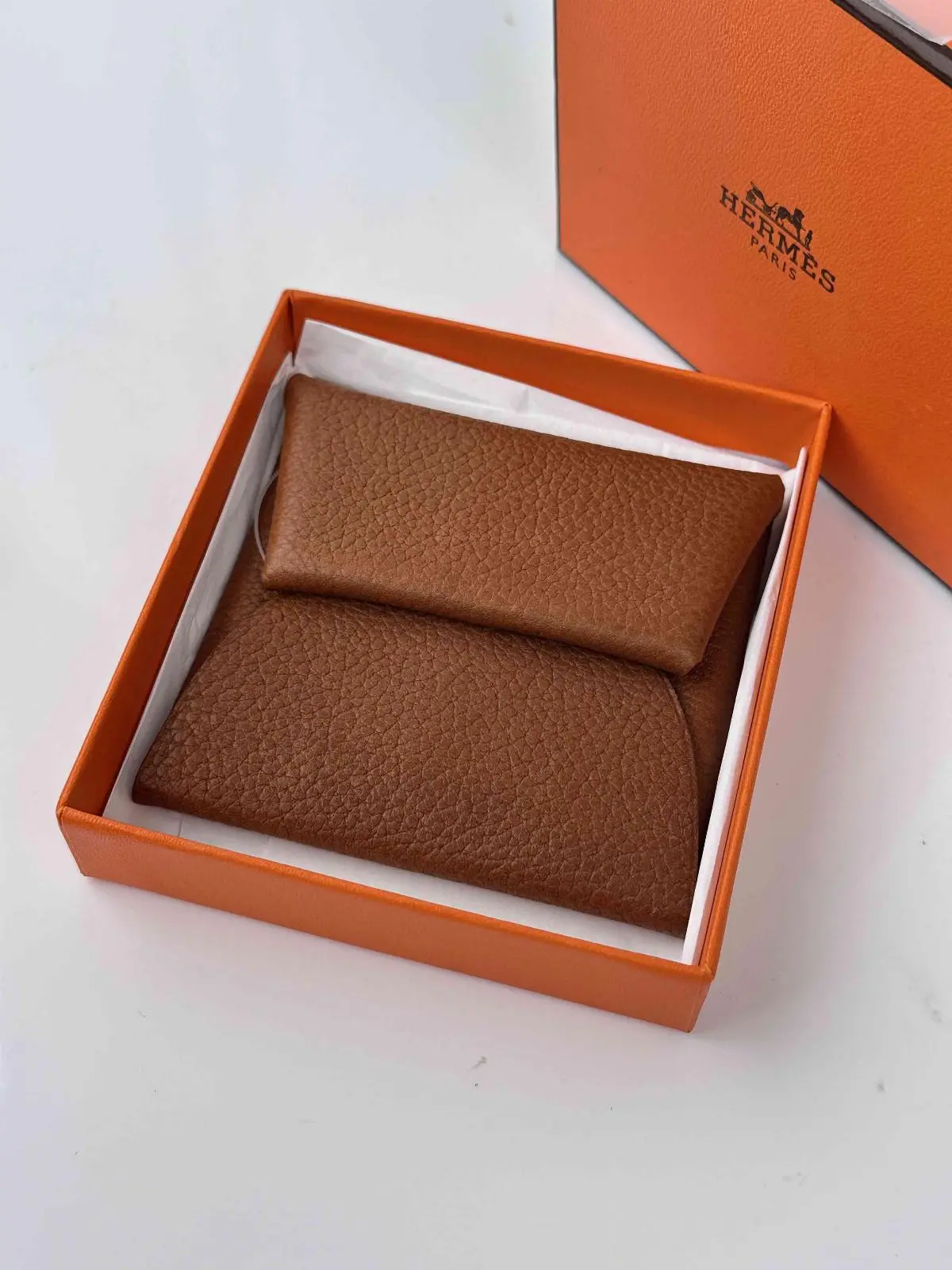 Pre-owned HERMÈS As Shown Mini Bags HERMES Bastia Coin Case, Cowhide Leather MRB193
