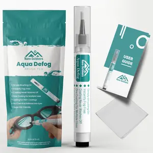 Antifog Spray, Semi-Permanent, Wash-Resistant Brush Pen Defogger for Swimming, Snorkeling and Diving Goggles and Masks