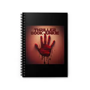 Thriller Book Junkie Spiral Notebook – Perfect for Horror Fans & Writers