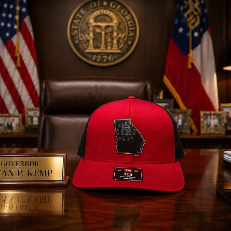 Georgia State Richardson 112 Trucker Red/Black