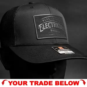 Blue Collar Trade Patch Hat "Blackout Edition" Blue Collar Trade Patch Hat "Blackout Edition"