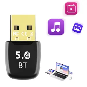 2026 Bluetooth Dongle, 5.4 USB Adapter for PC, Plug and Play, 20M Stable Connection, USB 3.0 Ultra-Low Latency, Low Power Consumption, for Mouse, Keyboard, Printer, Headphones, Wireless Multiplatform