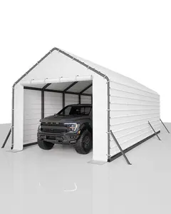 Roofing Panels for Metal Carport 13x26 ft, 13x21 ft, 13x16 ft, Heavy Duty Metal Carport Kits, 27 Ga. Galvanized Steel Ribbed Panels, 64.17 in x 19.68 in, 16 Pcs, White