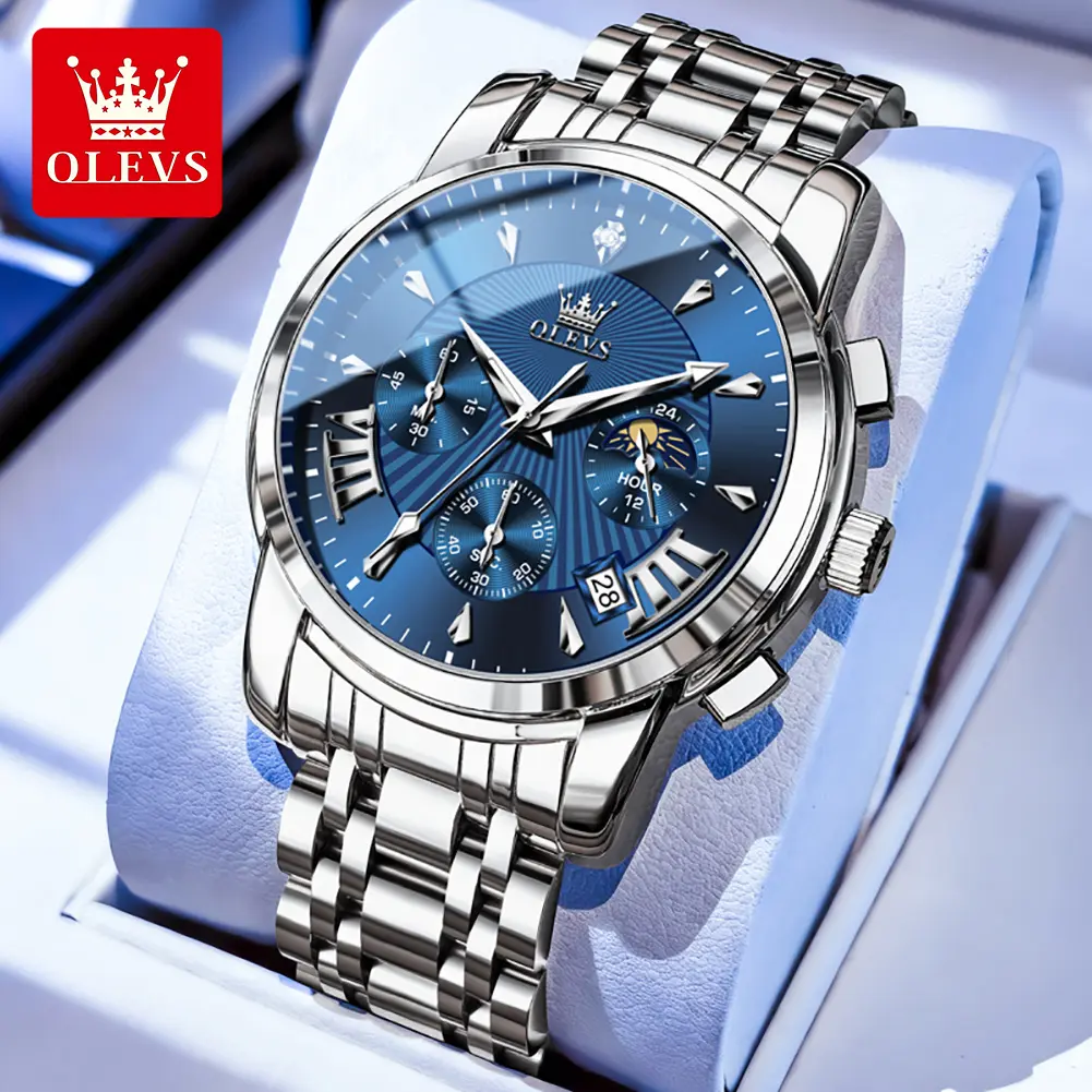 Teen & Men’s Cool Sporty Analog Quartz Watch, Chronograph Function, Luminous Hands, 3ATM Daily Splash Resistant Fashion Wristwatch