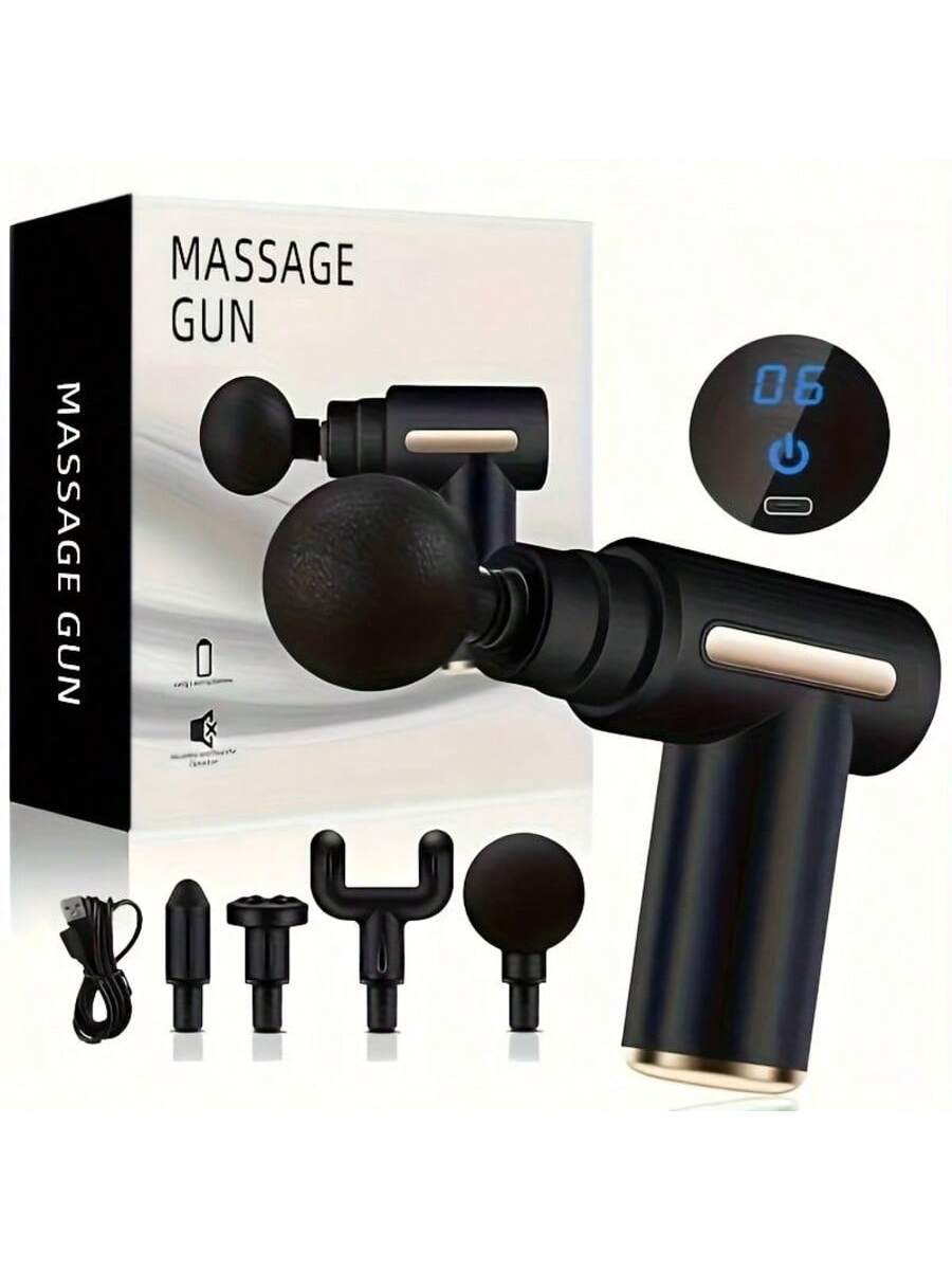 Deep tissue massage gun for muscle recovery
