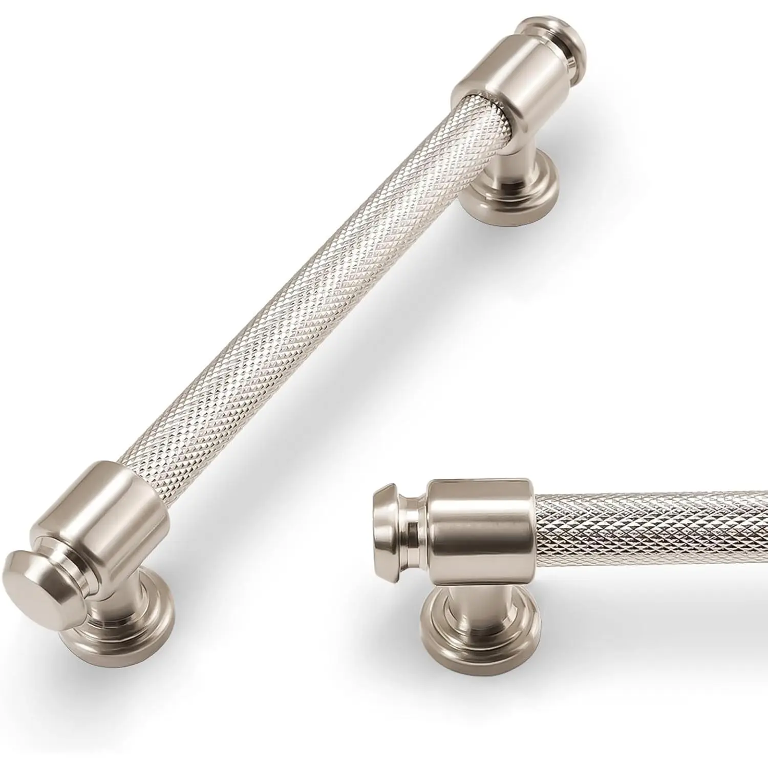 10 Pack 5Inch(128mm) Brushed Satin Nickel Kitchen Cabinet Handles Cabinet Pulls Drawer Pulls Kitchen Hardware