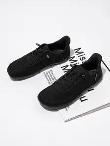 Hobibear Wide Head Mesh Shoes, Low Top Wear-Resistant Step-In Sports Shoes, Lightweight Casual Daily Wear Footwear