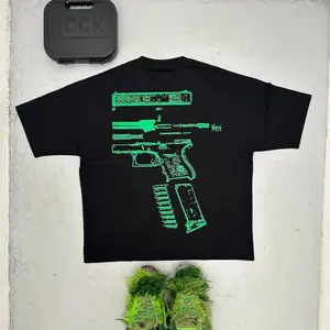 In Glock We Trust Print T-shirt