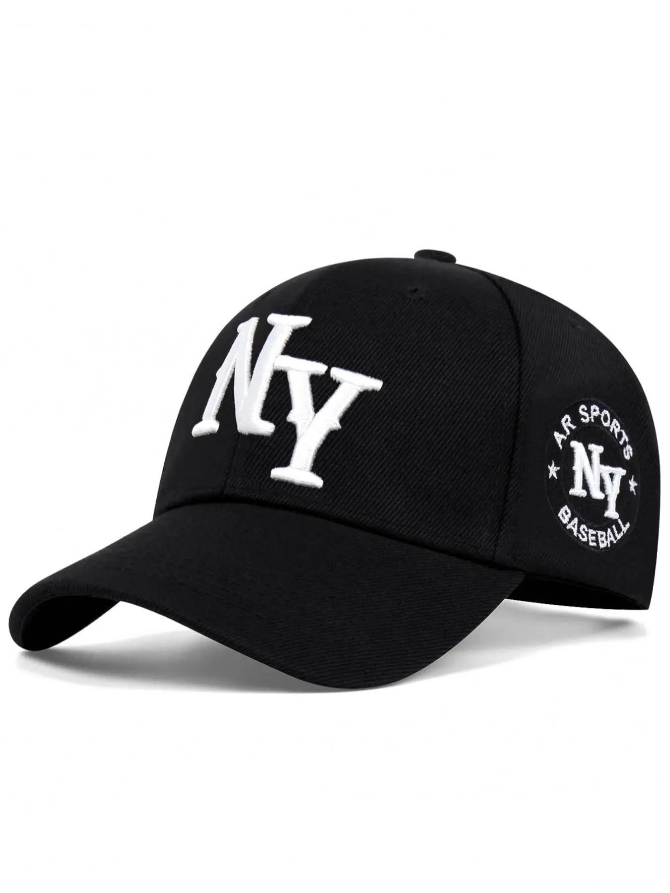 Letter Embroidered Baseball Cap, Outdoor Adjustable Sun Protection Casual Hat, Suitable For Men And Women Traveling in Spring And Autumn