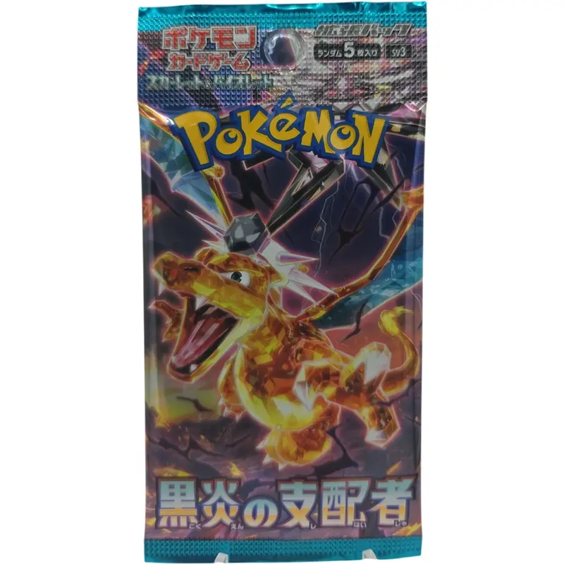 Japanese Pokemon ruler of the black flame pack opening 10 packs - TikTok  Shop