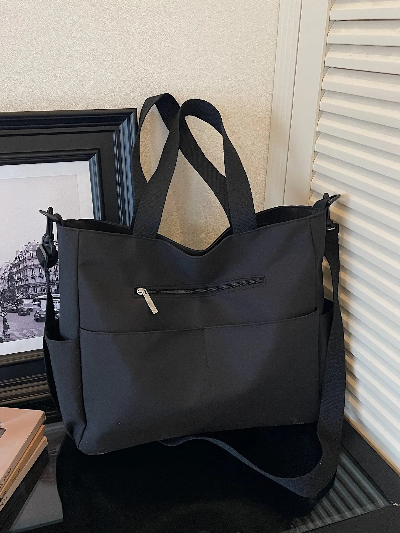 Lightweight Large Capacity Women's Tote Bag, Multi-Pocket Design, Daily Commute Mom Bag, Fashionable Practical Shoulder Bag, Work Tote Bag, Storage Tote Bag, Casual Tote Bag, Daily Commuter Bag