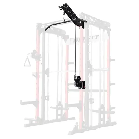 RITFIT LDM1 Lat Pulldown Attachment for M1 Pro Series, Heavy-Duty Carbon Steel Home Gym Add-On, Strength Workout Equipment with 7.94 lb Capacity, Smoother Reps, Full Range Motion, Space-Smart Integrated Storage, Fast 10-Min Setup, Stability for Back Gains