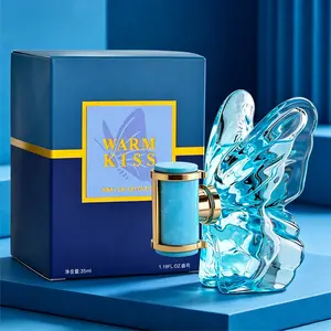 Angel's Delight Perfume, 35ML, Floral-Fruity Scent, Butterfly Design, Oceanic, Citrus & Amberwood, Long-Lasting, Daily Use