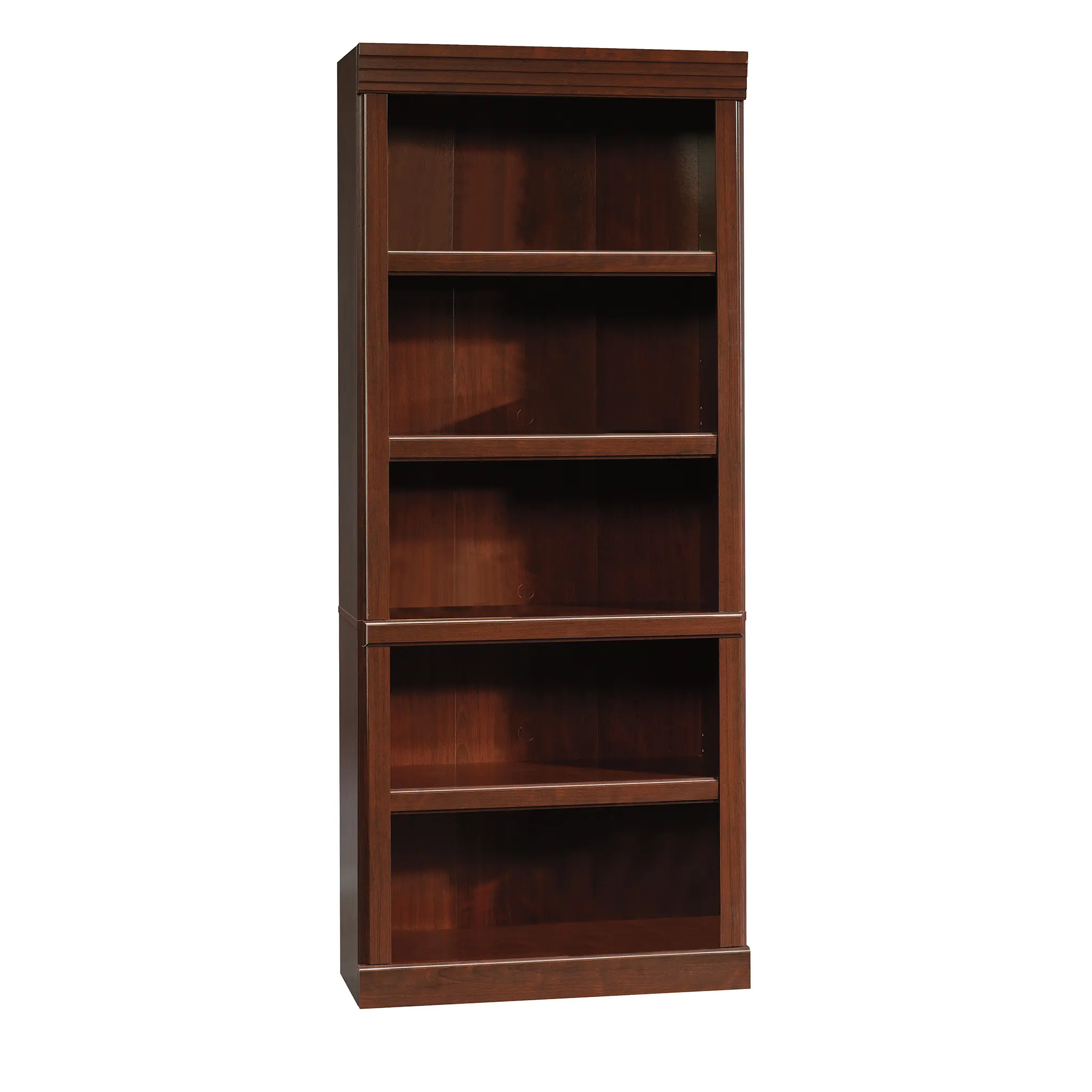 Sauder Heritage Hill Tall Adjustable 5-Shelf Library Bookshelf - Space Saving Furniture for Home Library, Book Nook, Displaying Collectibles, 29.80" x 12.99" x 71.26", Assembly Required