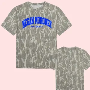 Megan Moroney Am I Okay Camo Graphic Tee,  Vintage Washed Out Country Music Merch T-Shirt, 3D Camo T Shirt, T Shirt 2026