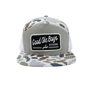 Good Ole Boys Outdoors Camo Trucker Hat | Premium Mesh Snapback Hunting Cap for Men