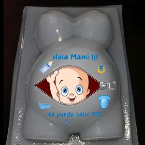 Pregnant Tummy Baby Shower Mold