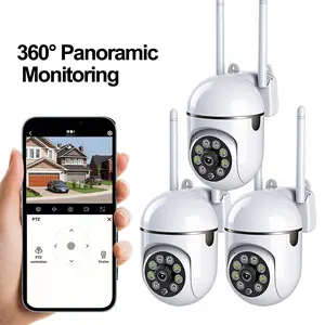 2PCS Kgarden 1080P Panoramic Pan/Tilt Security Camera, Full Color Night Vision, 2-Way Talk, WiFi Bluetooth Indoor Cam for Home Baby Pet Monitoring