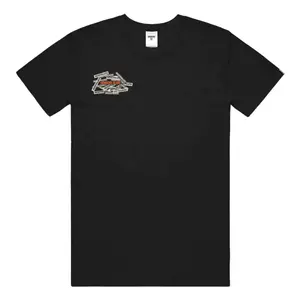 OVERSTIMULATED Standard Short-Sleeve Tee - Soft Cotton, Relaxed Fit, Scannable QR Code, UNINSPIRED, Casual, Mental Health, Positivity