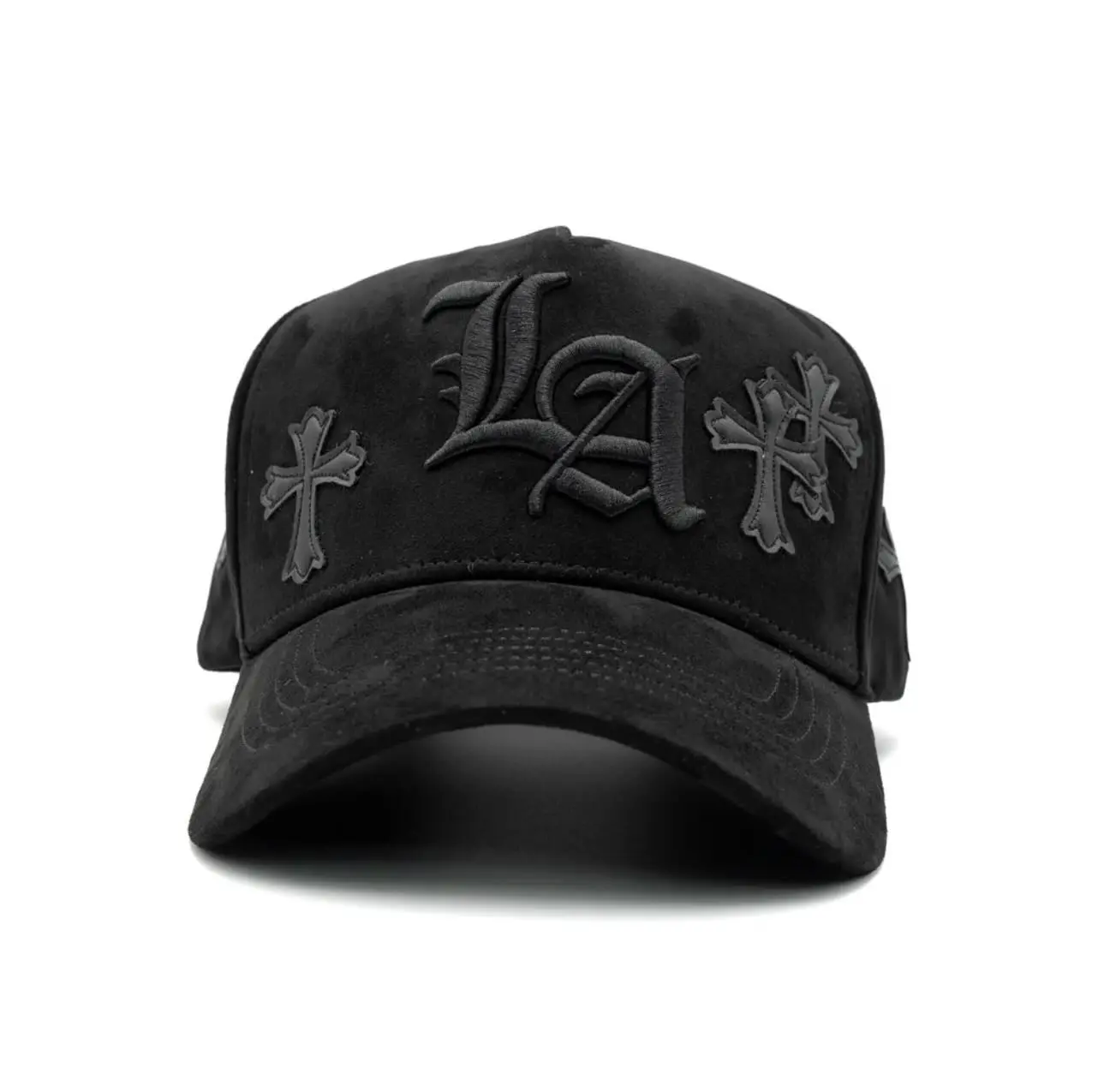 Thirty One Hats LA Chrome Blackout Suede Snapback – Premium