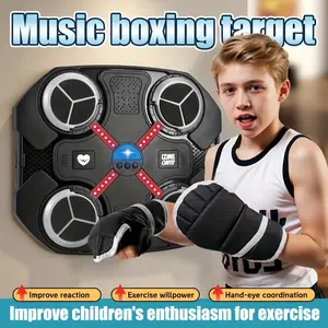 Smart Boxing Machine for Ages 3+, Professional Training, Interactive, Home Fitness, Includes Punch Mitts & Charging Cable, Perfect Gift