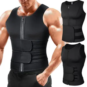 Men Waist Trainer Neoprene Sweat Vest Body Shaper,Men Sauna Suit,Men Waist Trimmer Girdle Workout Tank Tops For Runnging Fitness GYM,Menswear Undershirt For All Seasons