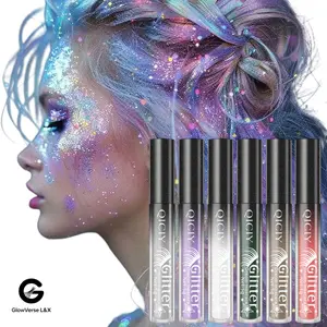 Glitter Dream Mascara - 6-Color Sparkling Waterproof & Clump-Free Formula for Bold Lash Looks with Viral Smudge-Resistant Shimmer Makeup Cosmetic