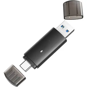 256GB USB C Flash Drive Dual USB 3.0 Type C + USB A Portable 2-in-1 Thumb Drive for Smartphone Tablet    15 Black
