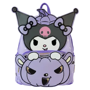 Sanrio Kuromi Pumpkin Light Up Glow Mini Backpack