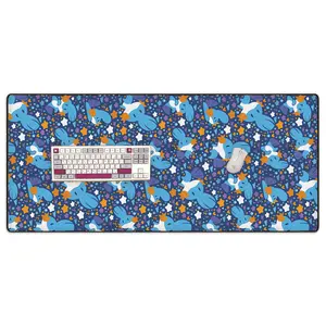 [Sale Up To 50%] Cute Monster Anime Mudkip Pattern Desk Mat Gaming Mouse Pad