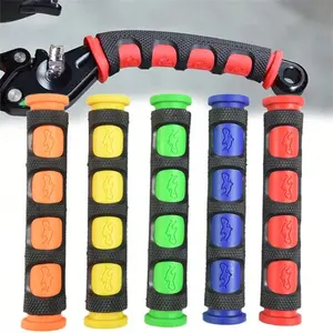 2 Pcs Bike Brake SleeveSilicone Handle Bar Protective Cover Mountain Road Bicycle Brake Lever Handle Protector Soft Anti-Slip Brake Handle Sleeve Motorcycle Bicycle Protection Cover