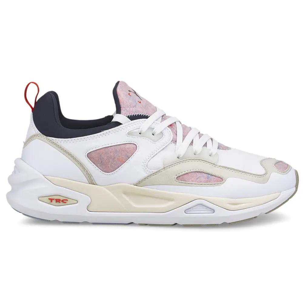 PUMA Mens Trc Blaze Re:Collection Lace Up Sneakers Shoes Casual - White