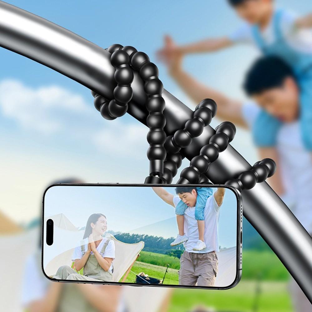 for Magsafe Flexible Magnetic Phone Tripod Mount Stand Holder Desk Bracket for Indoor Outdoor Video Recording Vlogging Selfie, Phone Tripod Universal for iPhone Samsung Galaxy Smartphone