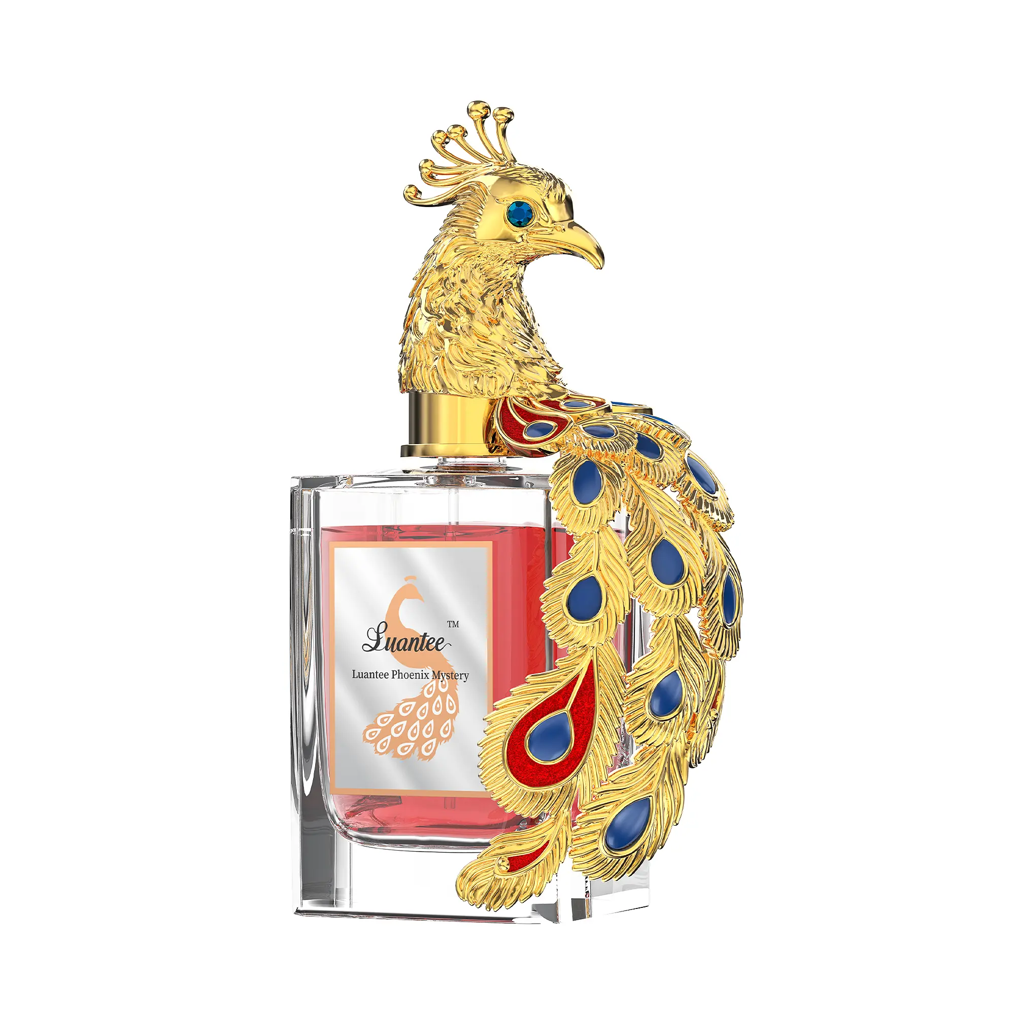 Luantee Phoenix Mystery Premium Extrait De Parfum Spray (3.4 Oz) - Fresh Citrus Bergamot & Ginger Scent - Long Wear Daily Luxury Unisex Fragrance