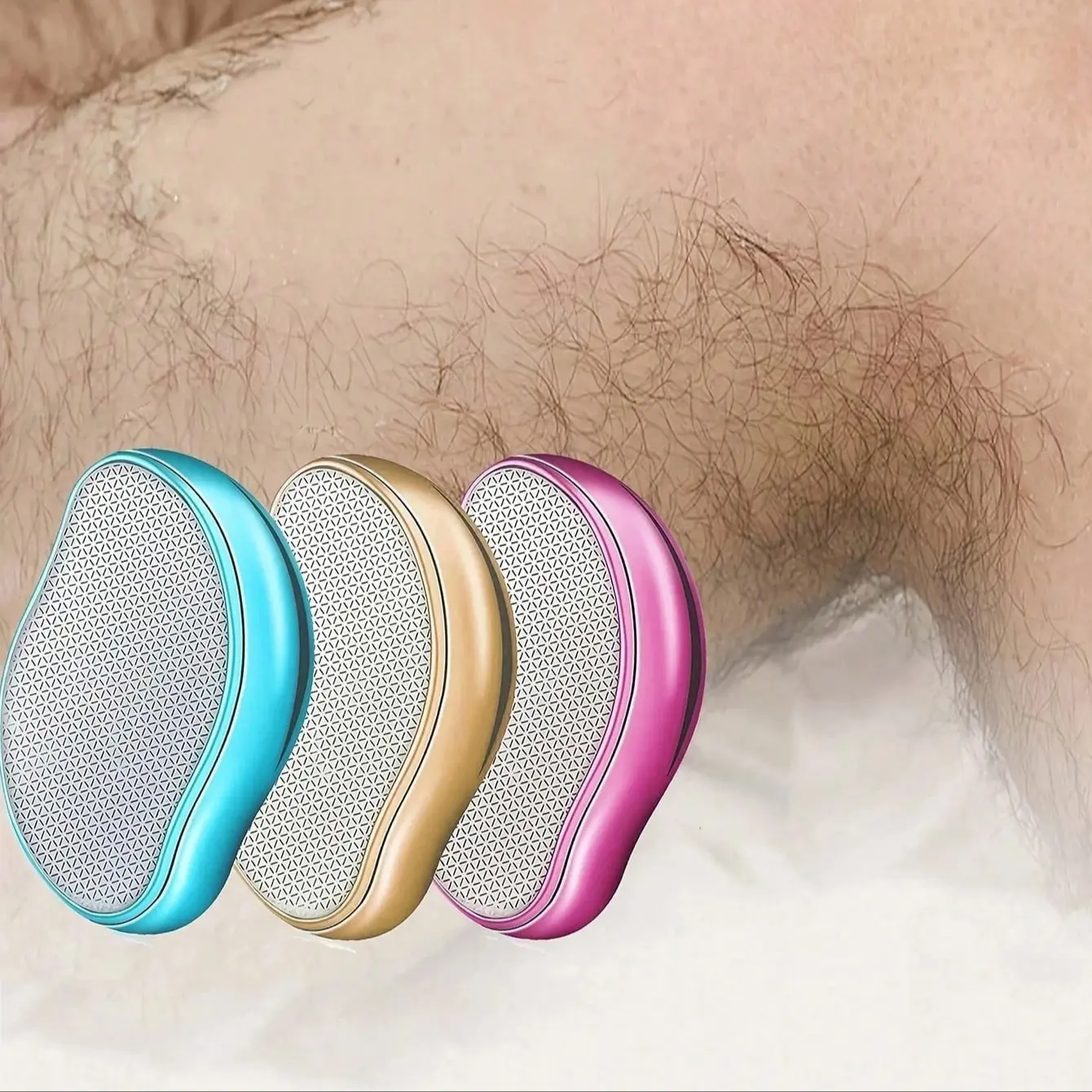 Reusable Crystal Hair Removal Tool, Unisex Pain-Free Exfoliating Depilatory, Portable Lightweight Gentle Shaver for Sensitive Skin, Effective Hair Removal, Easy Hair Removal, Gentle Exfoliation, Durable, All Seasons Use, Body Hair Remover