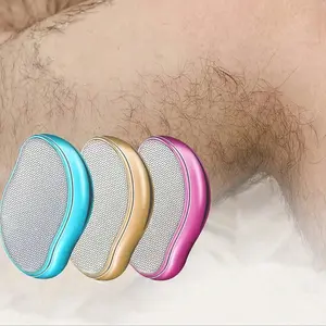 Reusable Crystal Hair Removal Tool, Unisex Pain-Free Exfoliating Depilatory, Portable Lightweight Gentle Shaver for Sensitive Skin, All Seasons Use