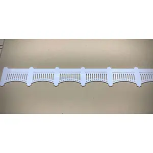 Baseball Stadium Facade | 40" x 5.2" x- 1/4" White Acrylic