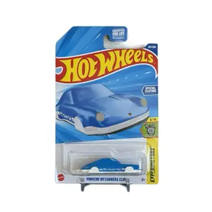 Hot Wheels Porsche 911 Carrera Clip Keychain 1/64 Diecast Car