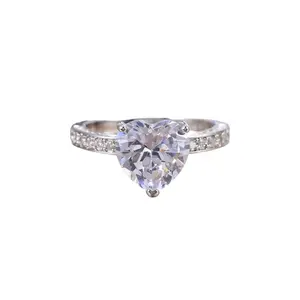 Clear Heart ring
