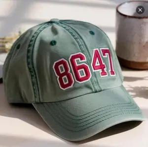 8647 Embroidered Hat, Embroidered 86 47 Cap, FDT Washed Cap, Political Gift, Funny Liberal Cap, Foxtrot Delta Tango Cap