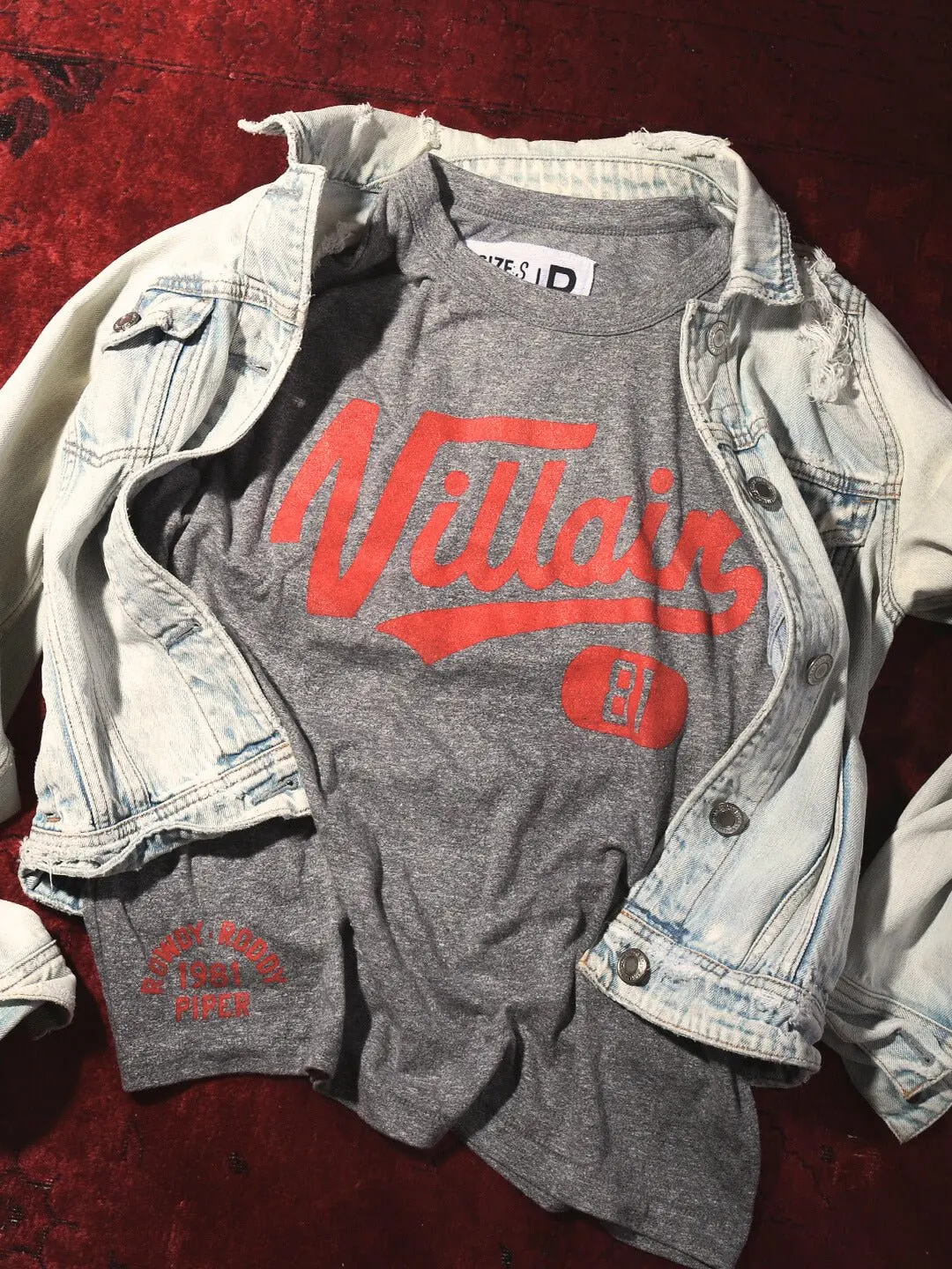 Roddy Piper Villain Women's Grey Tee