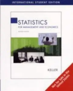 USED-Statistics for Management and Economics (7th International Edition ) by Gerald Keller (Author) (Paperback)