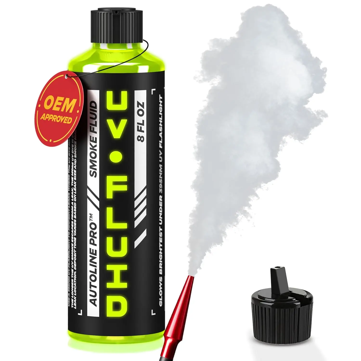 Autoline Pro Smoke Fluid Brightest UV Glow Leak Tracing Solution for Automotive AutoLine Pro