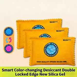 Silicone Drying Bag 100g Food Grade Silicone Moisture Absorber Indicator Fast Revival Dry Bag for Car Indoor Humidity Control Piano Dehumidifier Dehumidifiers for Home