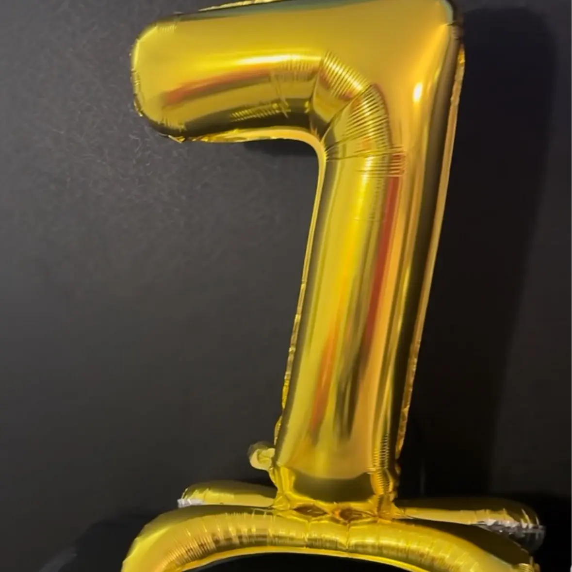 32 Inch Gold Stand Up Number- Air Balloons - Birthday Balloon - Party Balloon Pack Decor Decoration