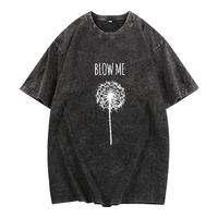 Washed T-shirt-black